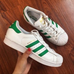 adidas Superstar Shoes - Green